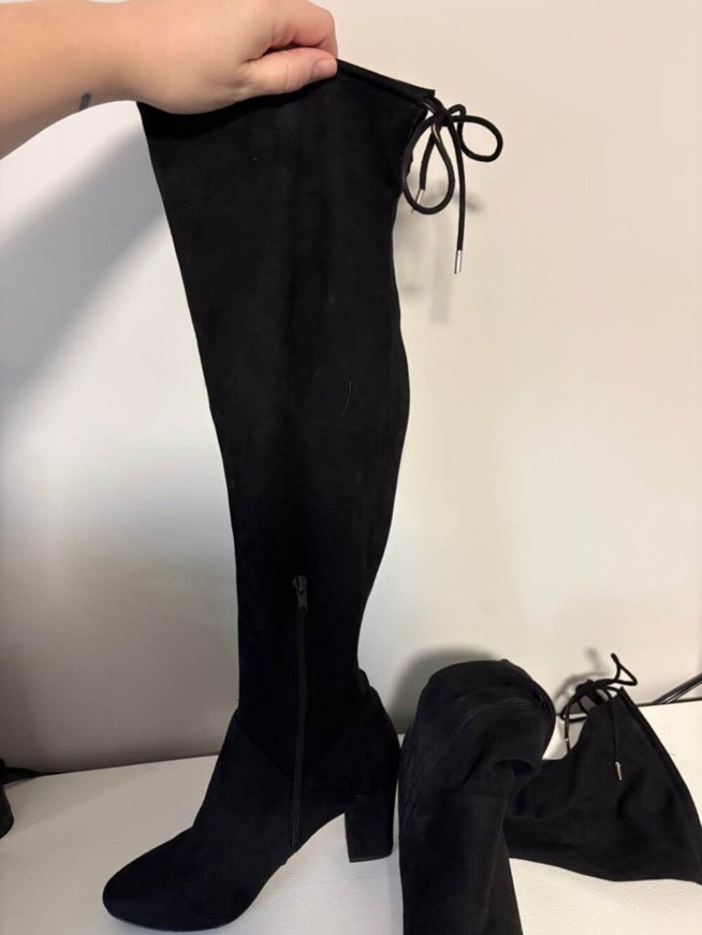 Spring Size 9 Suede Over-the-Knee Boots